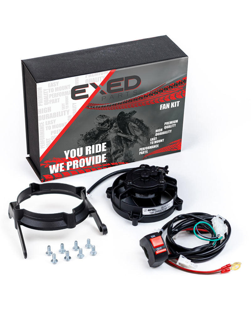 Original SPAL Radiator Cooling Fan and Mounting Kit  with ON/OFF switch